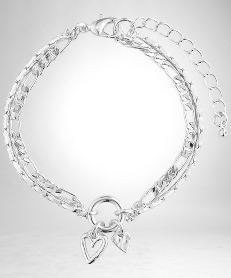 Giving Double Heart Bracelet