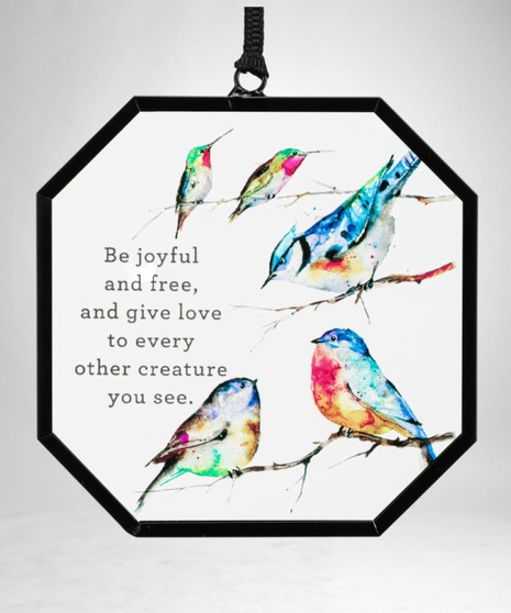 Birds in Tree Suncatcher