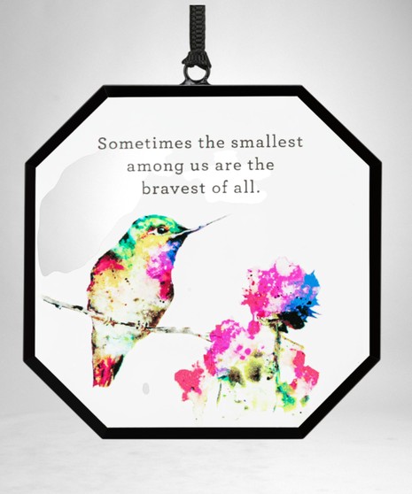 Stopping BY Hummingbird Suncatcher