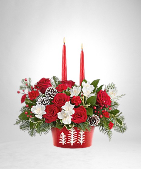 Potomac's Evergreen Charm Centerpiece