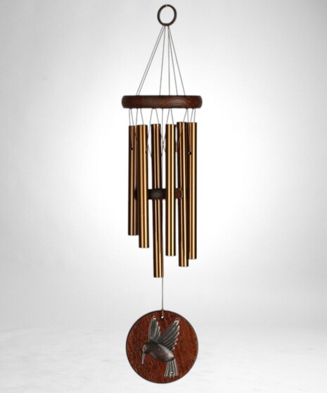 Hummingbird Chime - Teak